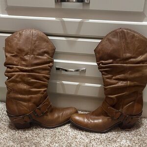 Brown Leather Women's Boots